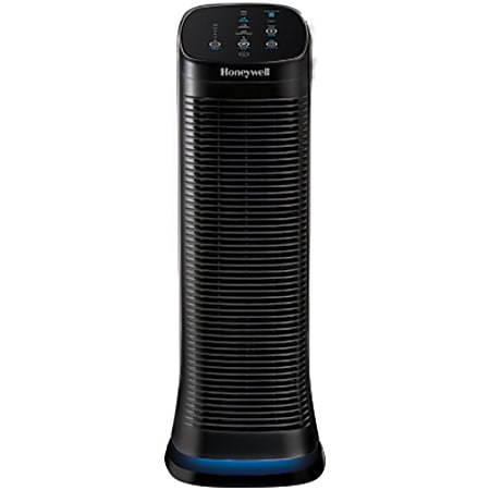 Honeywell AirGenius 5 Air Cleaner/Odor Reducer, 250 Sq. Ft. Coverage, 26 13/16"H x 10"W x 10"D, Black