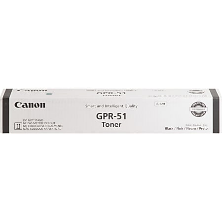 Canon GPR-51 Original Laser Toner Cartridge - Black - 1 Each - 19000 Pages