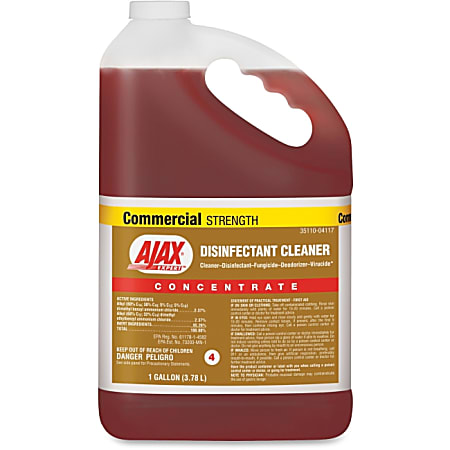 AJAX Expert Disinfectant Cleaner - Liquid - 1 gal (128 fl oz) - 2 - 2 / Carton