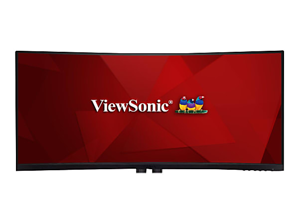 ViewSonic ColorPro VP3481a_H 34" UW-QHD Curved Screen LED LCD Monitor - 21:9 - Black - 34" Class - MVA technology - 3440 x 1440 - 16.7 Million Colors - FreeSync - 400 Nit - 5 ms - 100 Hz Refresh Rate - HDMI - DisplayPort - USB Hub