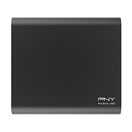 PNY Pro Elite 1TB Portable External Solid State Drive, Black