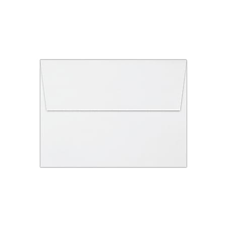LUX Invitation Envelopes, A7, Peel & Stick Closure, White, Pack Of 500