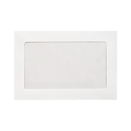 LUX #6 1/2 Full-Face Window Envelopes, Middle Window,
