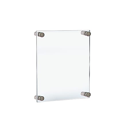 Azar Displays Graphic Size Acrylic VerticalHorizontal Standoff