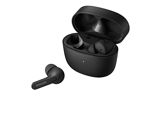 Philips TAT2206BK - True wireless earphones with mic - in-ear - Bluetooth - noise isolating - black
