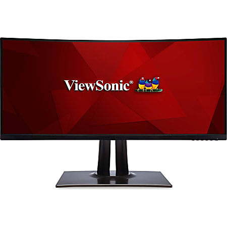 Viewsonic VP3481 34" WQHD Curved Screen LED LCD Monitor - 21:9 - 34" Class - Multi-domain Vertical Alignment (MVA) - 3440 x 1440 - 16.7 Million Colors - FreeSync - 400 Nit Typical - 5 ms GTG (OD)