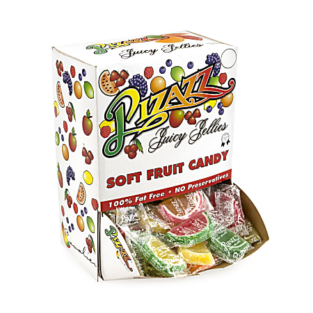Pizazz Fruit Slices, Assorted Flavors, 3.5-Lb Display Box