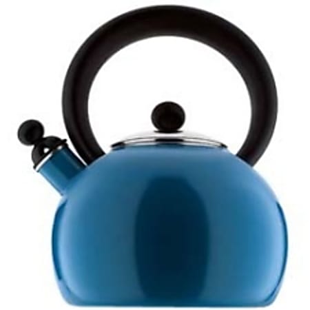 Bella Tea Kettle, White/Blue