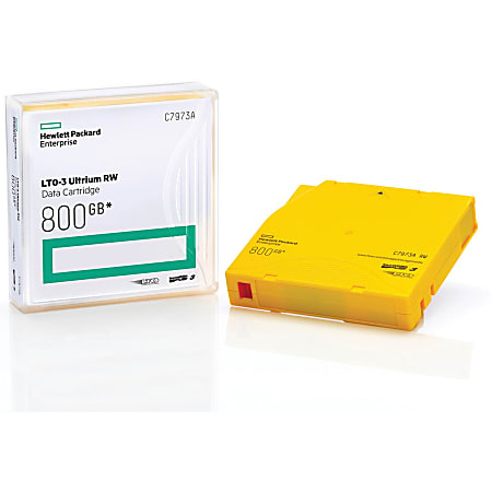 HP LTO Ultrium x 3 - 800 GB Storage Media