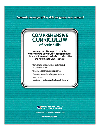 Thinking Kids Comprehensive Curriculum Of Basic Skills Grade 1 - Office ...