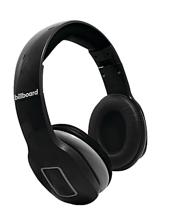 Billboard Bluetooth Over The Ear Headphones Black Office Depot