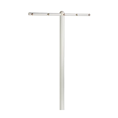 Honey-Can-Do 5-Line Outdoor Clothesline T-Post, 72"H x
