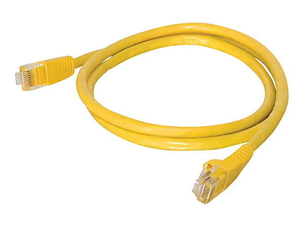 C2G Cat5e Snagless Unshielded (UTP) Network Patch Cable - Patch cable - RJ-45 (M) to RJ-45 (M) - 75 ft - CAT 5e - molded, snagless, stranded - yellow