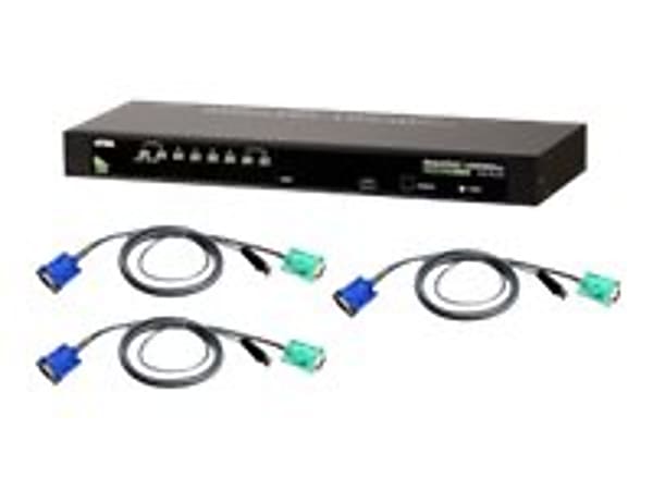 Aten CS1308KIT 8-port KVM Switch with 8 USB Cables