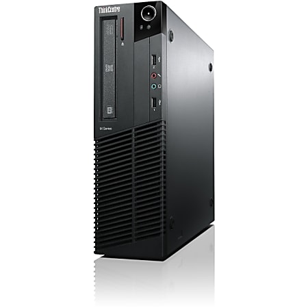 Lenovo ThinkCentre M78 10BU0001US Desktop Computer - AMD A-Series A6-5400B 3.60 GHz - 4 GB DDR3 SDRAM - 500 GB HDD - Windows 7 Professional 64-bit upgradable to Windows 8 Pro - Small Form Factor - Business Black