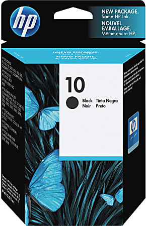 HP 10 Black Ink Cartridge, C4844A