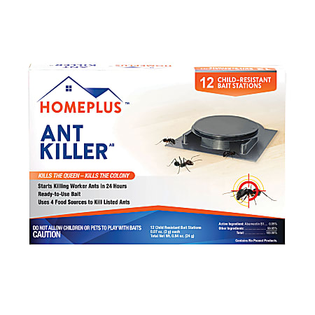 Home Plus® Plastic Ant-Killing Systems, 144-Pack