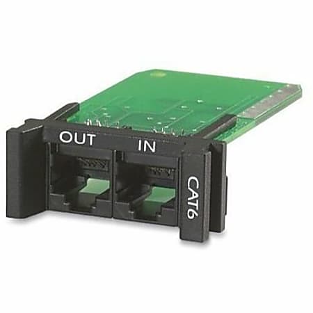 APC by Schneider Electric PNETR6 1-Outlet Surge Suppressor - 120 V Input - Network, Coaxial, Ethernet, Phone