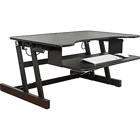 Lorell™ Sit-To-Stand Desk Riser, Black