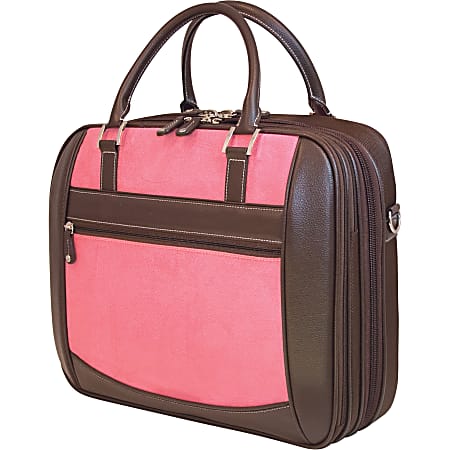 Mobile Edge for Her 16" PC/17" Mac ScanFast Element Briefcase, Pink