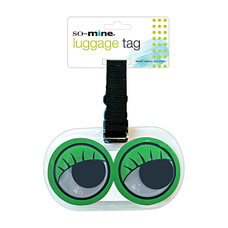 So-Mine Googly Eye Luggage Tag, Assorted Colors
