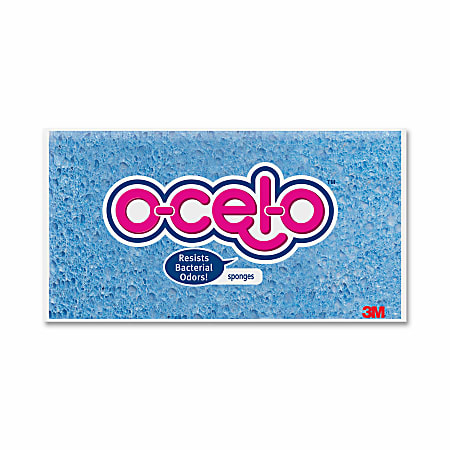 O-Cel-O™ Large Sponge, 4 1/5" x 7 7/10", Blue