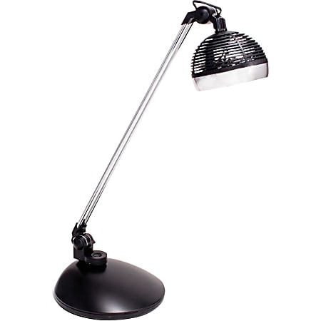 Ledu Retro Style LED Desk Lamp, Silver/Black