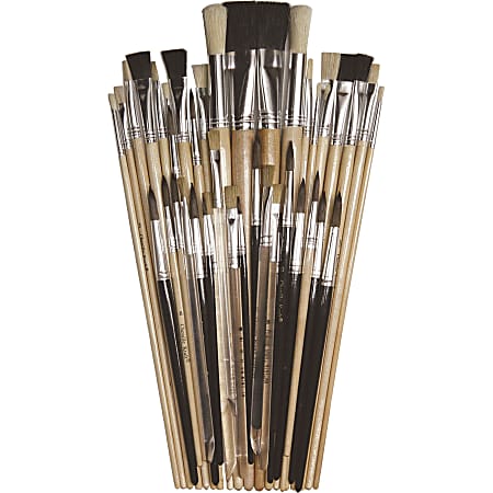 Creativity Street Colossal Crafts Brush Assortment - 1 Brush(es) - Aluminum Ferrule Creativity Street Colossal Crafts Brush Assortment - 1 Brush(es) - Aluminum Ferrule