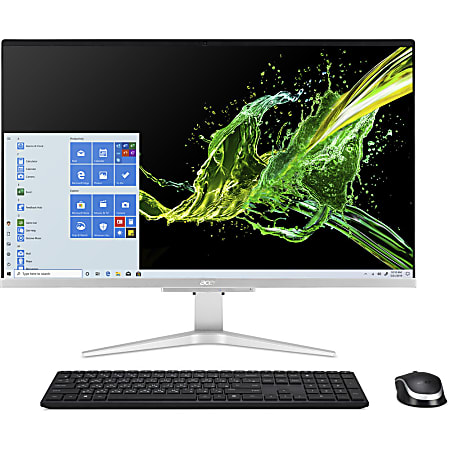 Acer® Aspire C 27 C27-962 All-In-One Refurbished Desktop, 27" Screen, Intel® Core™ i5, 12GB Memory, 512GB Solid State Drive, Windows® 10, DQ.BDPAA.003