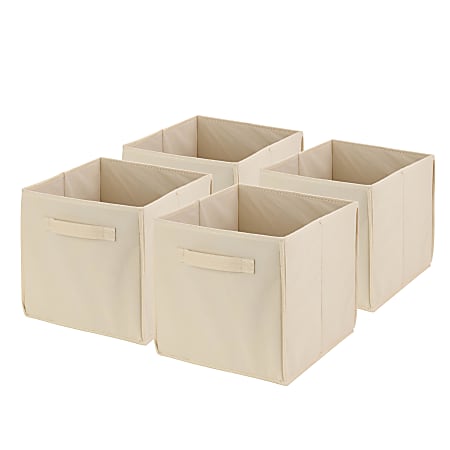 Honey-Can-Do Non-Woven Foldable Cubes, 11 7/16