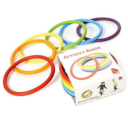 Gonge Activity Rings, Assorted Colors, Set Of 6 Rings