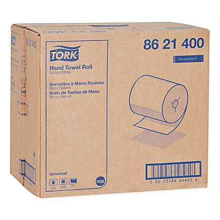 Universal Hand Towel Roll, Notched, 1-Ply, 8