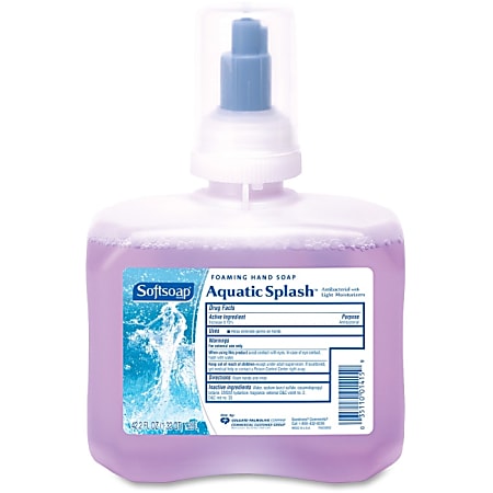 Softsoap Aquatic Splash Antibacterial Soap - Aquatic Splash Scent - 42.3 fl oz (1250 mL) - Kill Germs - Hand - Clear - Anti-bacterial - 1 Each