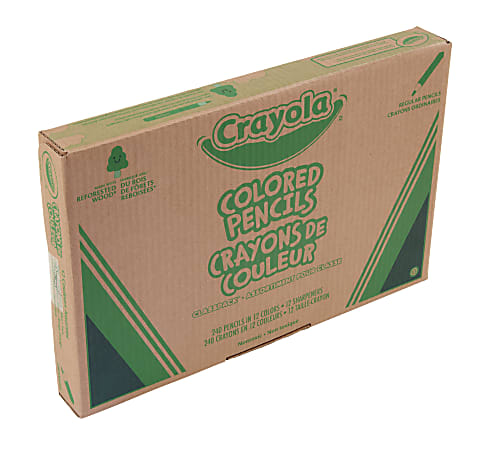 Crayola Classpack 240ct Colored Pencils Bulk School Supplies 12