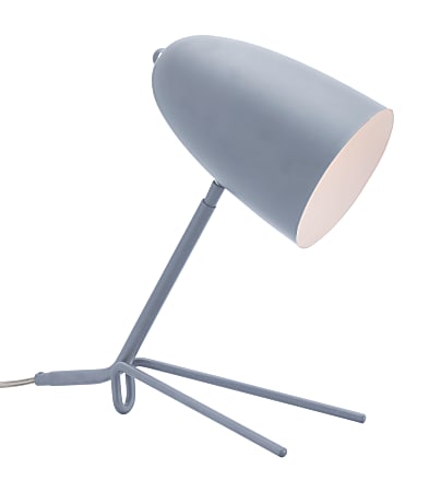 Zuo Modern Jamison Table Lamp, 15"H, Gray