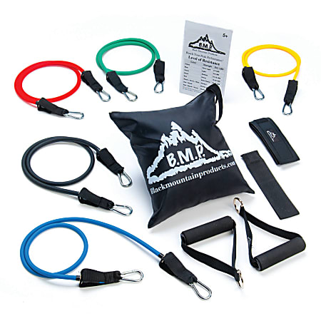 Black mountain resistance bands color code hot sale