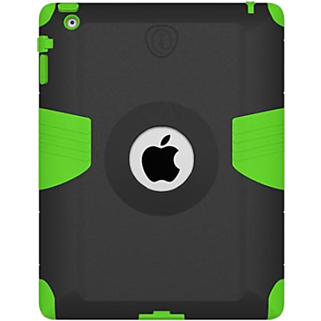 Trident Kraken A.M.S. Series - Protective case for tablet - silicone, hardened bio-enchanced polycarbonate - trident green - for Apple iPad (3rd generation); iPad 2; iPad with Retina display (4th generation)