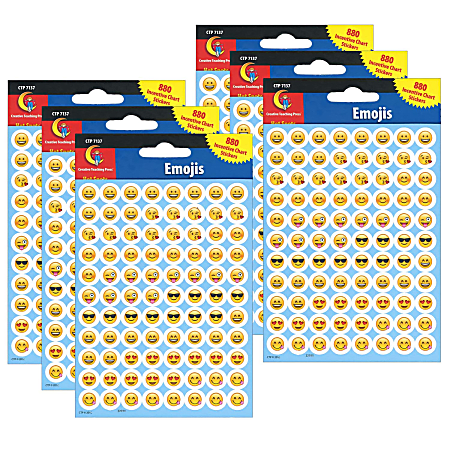 Creative Teaching Press® Emojis Hot Spot Stickers, 880