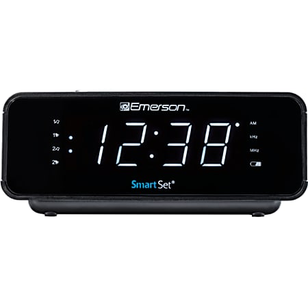 Emerson SmartSet ER100101 Desktop Clock Radio AM FM - Office Depot