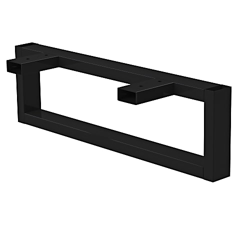 Lorell® Kingsley Open Desking Low Work Surface O-Leg Support, 23 1/2"D, Black