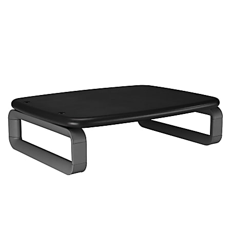 Kensington Monitor Stand Plus w/ Smartfit System, Supports 80Lbs., 16" x 11-1/2" x 6", Black/Gray