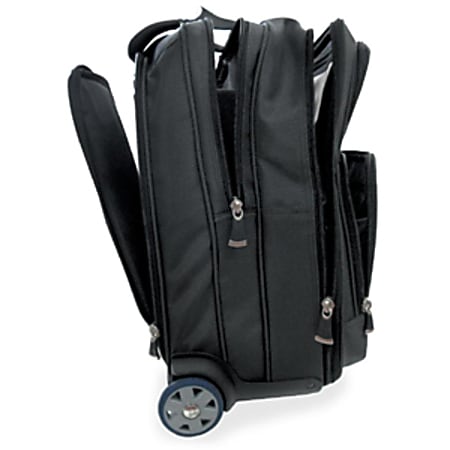 Kensington Contour Overnight Laptop Roller Black Office Depot
