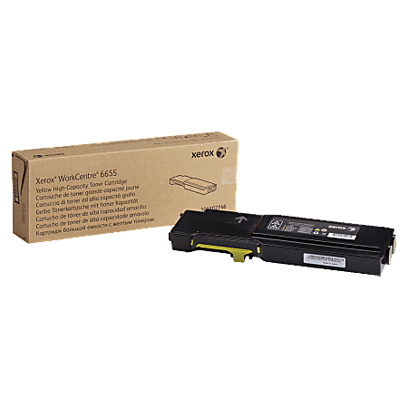 Xerox® 6655 Yellow High Yield Toner Cartridge, 106R02746