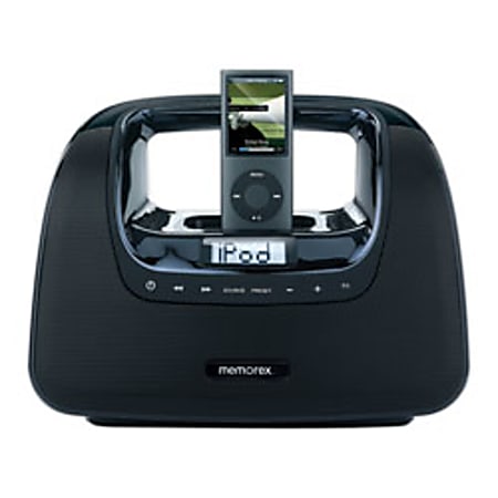 Memorex® miniMove Portable Boombox For iPod®, Black
