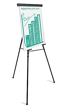 Office Depot® Brand Heavy Duty Presentation Easel, Black