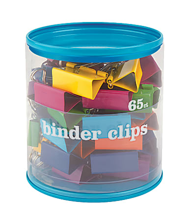 Office Depot Brand Binder Clip Combo Pack Assorted Sizes Assorted