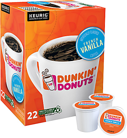 Dunkin&#x27; Donuts Single-Serve Coffee K-Cup®, French Vanilla,