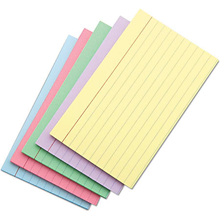 Universal Index Card - 5" Width x 8" LengthRecycled - 100 / Pack