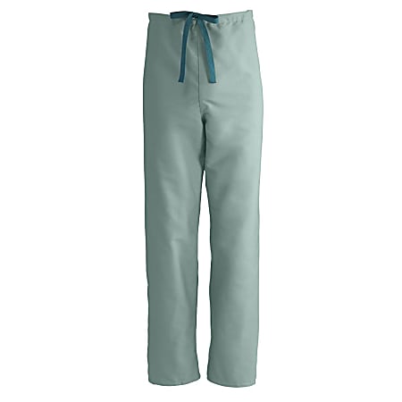 Medline ComfortEase™ Unisex Reversible Drawstring Pants, 2X, Seaspray