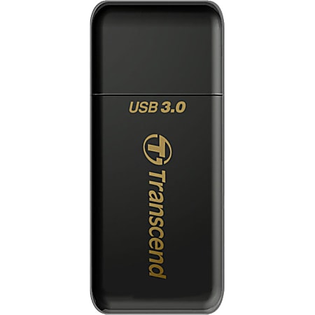 Transcend RDF5 Flash Card Reader - SDXC, SDHC, microSDXC, microSDHC, microSD, SD, TransFlash - USB 3.0 - External